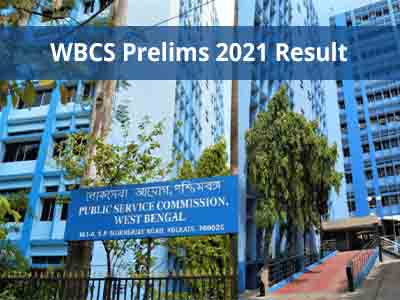 WBPSC West Bengal Civil Service Prelims Result 2021 Image